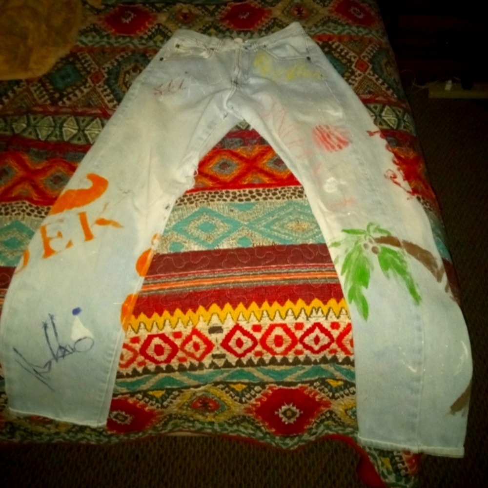 Calvin Klein Pop Art Jeans RARE!!